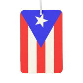 Puerto Rican Flag Air Freshener Luchtverfrisser (Voorkant)