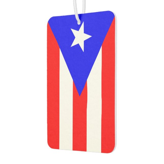 Puerto Rican Flag Air Freshener Luchtverfrisser (Links)