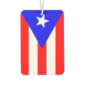 Puerto Rican Flag Air Freshener Luchtverfrisser (Achterkant)