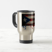 Puerto Rican Flag Coffee Reisbeker (Voorkant links)