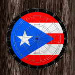Puerto Rican Flag Dartboard & darts/gameboard Dartbord<br><div class="desc">Dartboard: Puerto Rico & Puerto Ricaanse vlag,  liefhebbers van plezier in het gezin - houd van mijn land,  zomergames,  vakantie,  vaders dag,  verjaardagsdag,  universiteitsstudenten/sportfans</div>
