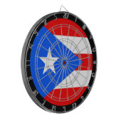 Puerto Rican Flag Dartboard & darts/gameboard Dartbord (Voorkant Links)