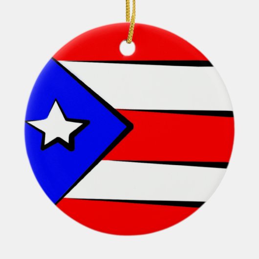 Puerto Rican Flag Ornament (Voorkant)