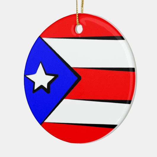 Puerto Rican Flag Ornament (Links)