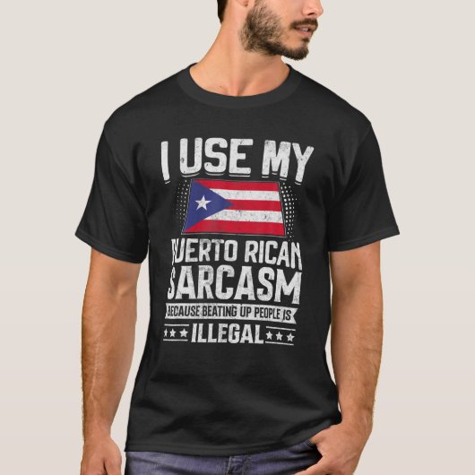 Puerto Rican Funny National Proud T-shirt (Voorkant)