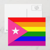 Puerto Rican Gay Pride Flag Briefkaart (Voorkant / Achterkant)