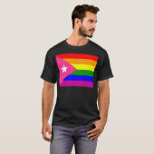 Puerto Rican Gay Pride Flag T-shirt (Voorkant volledig)