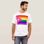 Puerto Rican Gay Pride Flag T-shirt (Voorkant volledig)