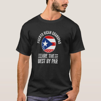 Puerto Rican Grandpas is het beste van Par Golf Gr T-shirt