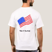 Puerto Rican, Iers en Pools bloed! T-shirt (Achterkant)