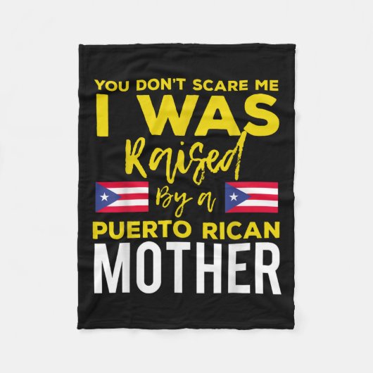 Puerto Rican Joke Quote Puerto Rico Pride Fleece Deken (Voorkant)