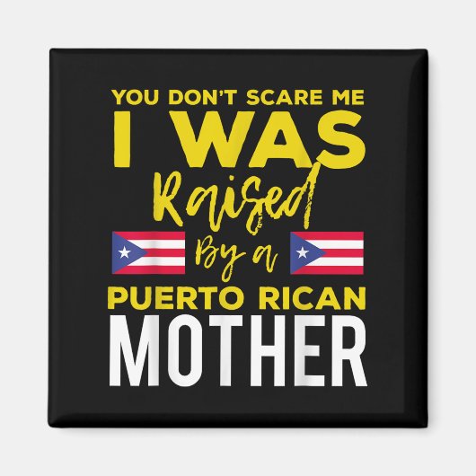 Puerto Rican Joke Quote Puerto Rico Pride Magneet (Voorkant)