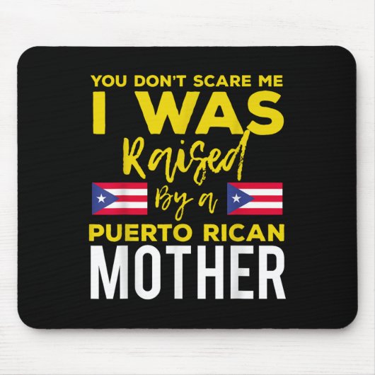 Puerto Rican Joke Quote Puerto Rico Pride Muismat (Voorkant)