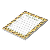 Puerto Rican Pasteles Savory Banana Leaf Cakes Notitieblok (Linkerzijde)