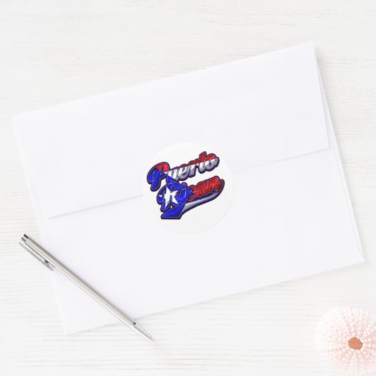 Puerto Rican Ronde Sticker (Envelop)