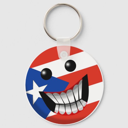 Puerto Rican Smile Sleutelhanger (Voorkant)