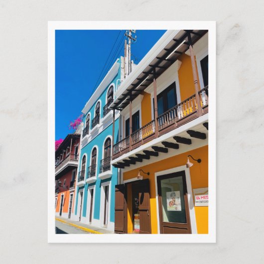 Puerto Rican Street Feestdagenkaart (Voorkant)