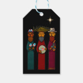 Puerto Rican Three Wise Men – Parranda Cadeaulabel (Voorkant)
