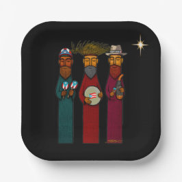 Puerto Rican Three Wise Men – Parranda Papieren Bordje