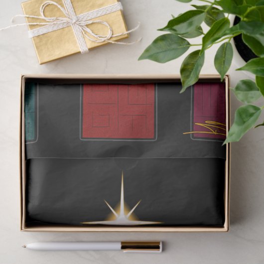 Puerto Rican Three Wise Men – Parranda Tissuepapier (Geschenk)