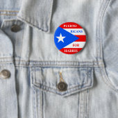 Puerto Ricanen voor Harris Ronde Button 5,7 Cm (In situ)