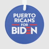 PUERTO RICANS FOR JOE BIDEN ORNAMENT (achterkant)