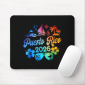 Puerto Rico 2026 Vacation Beach Tie Dye Trip Summe Muismat (Met muis)