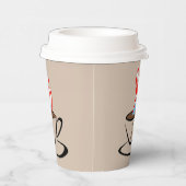 Puerto Rico Aroma Coffee Papieren Bekers (Rechts)