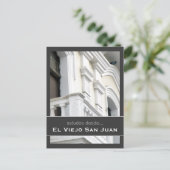 Puerto Rico Arquitectura Española Briefkaart (Staand voorkant)