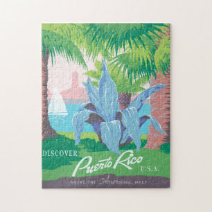Puerto Rico  Art Cool Historical Foto's Tra Legpuzzel