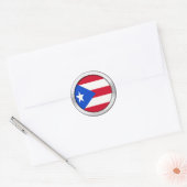 Puerto Rico Badge Ronde Sticker (Envelop)
