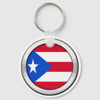 Puerto Rico Badge Sleutelhanger