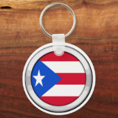 Puerto Rico Badge Sleutelhanger (Voorkant)