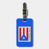 Puerto Rico Bagagelabel (Voorkant verticaal)