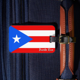 Puerto Rico Bagagelabels, Puerto Ricaanse vlag Bagagelabel