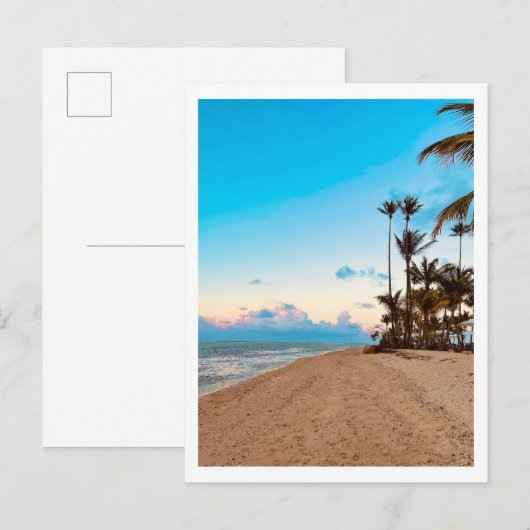 Puerto Rico Beach Briefkaart (Voorkant / Achterkant)