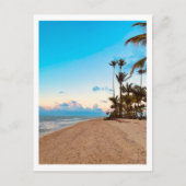 Puerto Rico Beach Briefkaart (Voorkant)