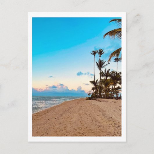 Puerto Rico Beach Briefkaart (Voorkant)