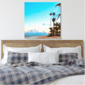 Puerto Rico Beach Canvas Afdruk (Insitu (Slaapkamer))