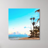 Puerto Rico Beach Canvas Afdruk (Voorkant)