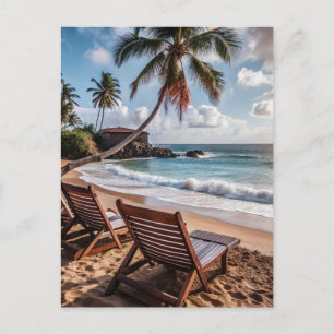 Puerto Rico Beach Ontspan Briefkaart