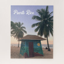 Puerto Rico Beach San Juan Island Sunset Foto