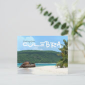 Puerto Rico Beach Tank Briefkaart (Staand voorkant)