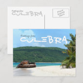 Puerto Rico Beach Tank Briefkaart (Voorkant / Achterkant)