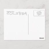 Puerto Rico Beach Tank Briefkaart (Achterkant)