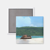 Puerto Rico Beach Tank Magneet (Voorkant / Achterkant)