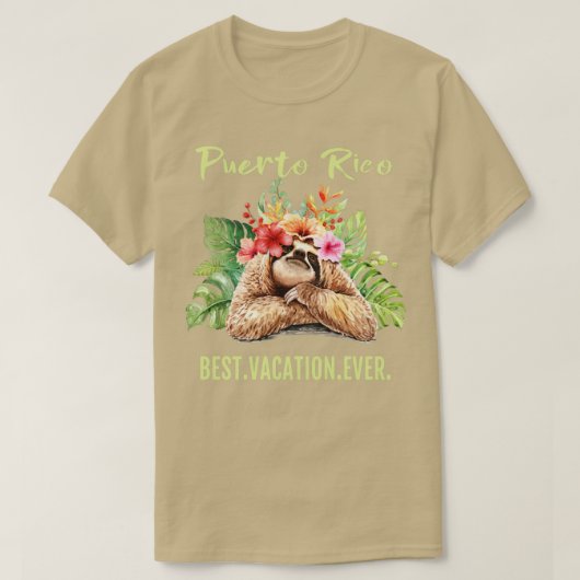 Puerto Rico Best Vacation Ever Souvenir Gift T-shirt (Design voorkant)