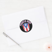 Puerto Rico Big and Bold Ronde Sticker (Envelop)