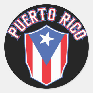 Puerto Rico Big and Bold Ronde Sticker