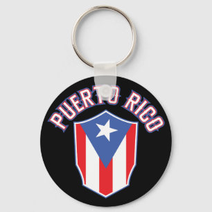 Puerto Rico Big and Bold Sleutelhanger